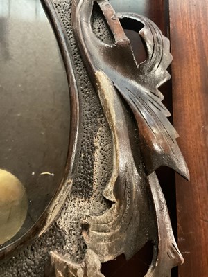 Lot 1264 - A late 19th century Black Forest Vienna wall...
