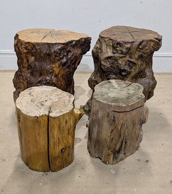 Lot 343 - Four contemporary tree root sculptures, height...