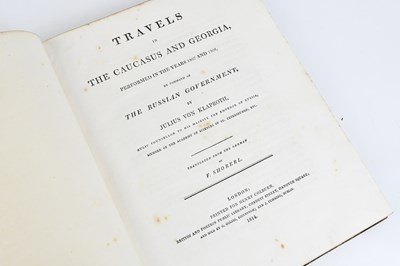 Lot 103 - KLAPROTH (JULIUS VON), TRAVELS IN THE CAUCASUS...