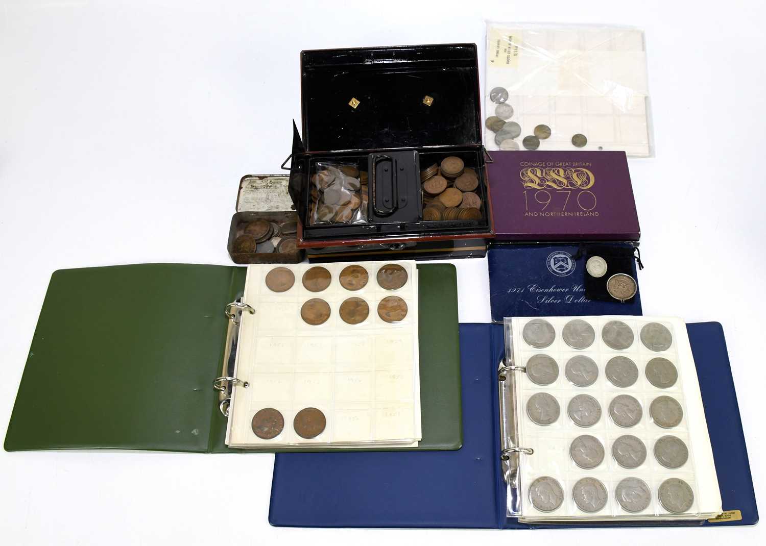 Lot 1948 - A quantity of assorted coins, predominantly...