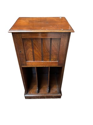 Lot 267 - A 19th century mahogany side cabinet, with...