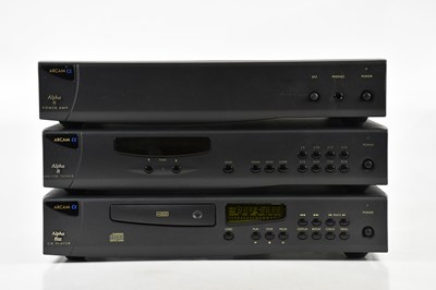 Lot 1048 - An audio stack, consisting of an Arcam Alpha 8...