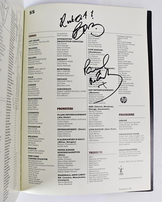 Lot 419 - PAUL MCCARTNEY; an 'On The Run' tour programme,...
