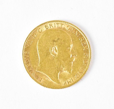 Lot 702 - An Edward VII half sovereign, 1910.