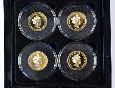 Lot 733 - An Elizabeth II commemorative four-sovereign...