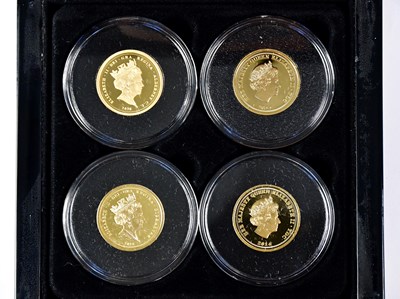 Lot 730 - An Elizabeth II commemorative four-sovereign...