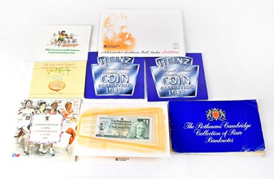 Lot 562 - Commemorative coin packs, comprising the 1989...