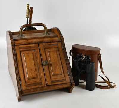 Lot 277 - A late Victorian coal scuttle with liner,...