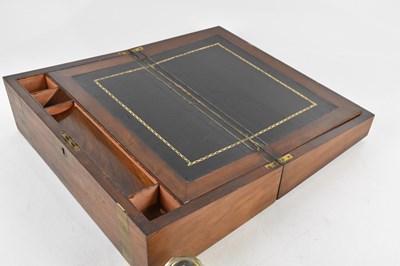 Lot 542 - A Victorian brass bound writing slope, width...