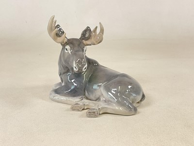 Lot 140 - ROYAL COPENHAGEN; a figure of a moose, No....