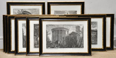 Lot 792 - AFTER GIOVANNI BATTISTA PIRANESI; a set of ten...