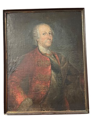 Lot 824 - AUSTRIAN SCHOOL (late 18th century); oil on...