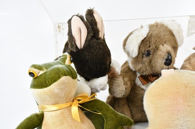 Lot 1143 - MERRYTHOUGHT; a collection of seven teddies...