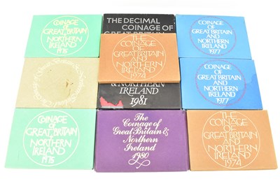Lot 1583 - Sixteen coin packs titled 'The Coinage of...