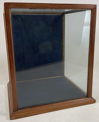 Lot 10 - A glazed display case with key, ideal for...