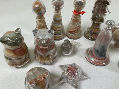 Lot 222 - A collection of Isle of Wight/Alum Bay sand...