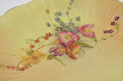 Lot 1604 - ROYAL WORCESTER; a collection of blush ivory...