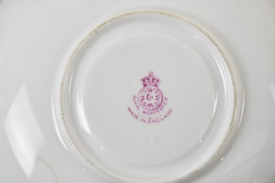 Lot 1604 - ROYAL WORCESTER; a collection of blush ivory...
