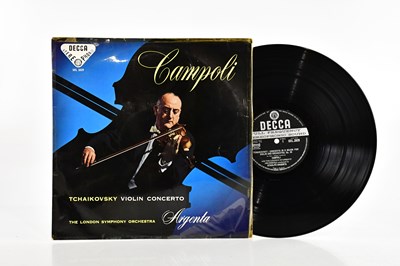 Lot 1108 - CAMPOLI; Tchaikovsky Violin Concerto In D...