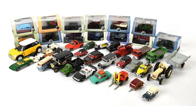 Lot 1180 - A collection of mainly playworn toy cars...