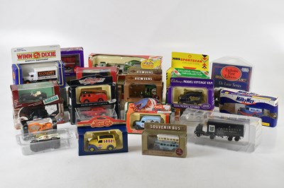 Lot 1163 - A large collection of boxed diecast model...