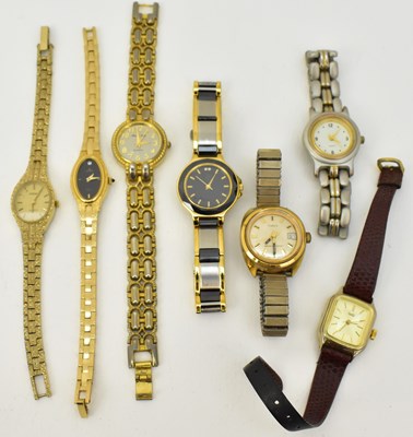 Lot 1630 - Seven various lady's wristwatches (7).