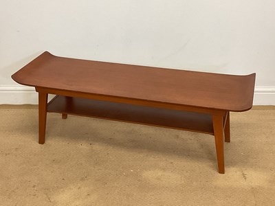 Lot 472 - MYER; a mid 20th century teak coffee table...