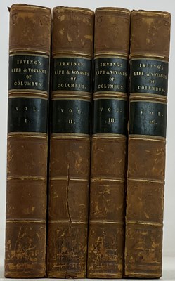 Lot 406 - WASHINGTON IRVING; A History of the Life and...