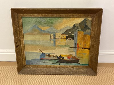 Lot 289 - UNATTRIBUTED: 20th century oil on canvas,...