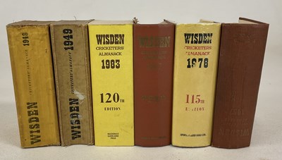 Lot 425 - WISDEN; three softback yearbooks for 1948,...