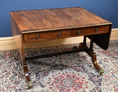 Lot 2750 - A 19th century mahogany and rosewood...