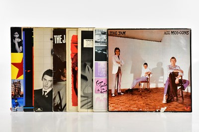 Lot 1094 - THE JAM; seven albums, to include All Mod Cons...