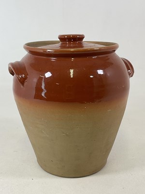 Lot 182 - A large early 20th century stoneware potato...