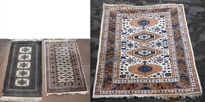 Lot 2661 - Two Eastern rugs, including an example with...