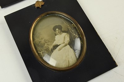 Lot 157 - An Edwardian watercolour on paper portrait...