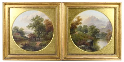 Lot 386 - D. H. W; a pair of early 20th century oils on...