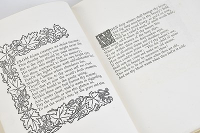 Lot 184 - STUBBS (KATHLEEN G), SHAKESPEARE SONNETS,...