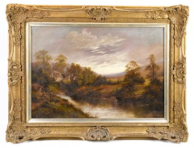 Lot 380 - AW BIBBS; a late 19th century oil on board,...