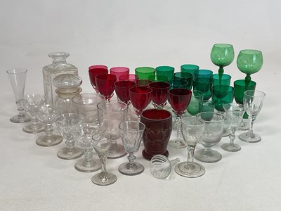 Lot 227 - A quantity of various drinking glasses,...