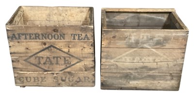 Lot 307 - Two vintage Tate & Lyle Afternoon Tea Cube...