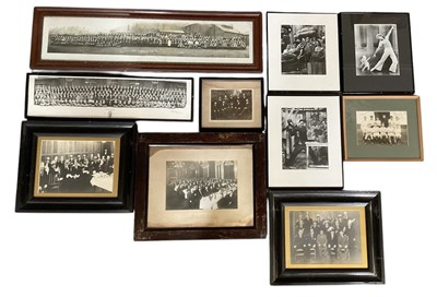 Lot 276 - Ten black and white photographs, from high...