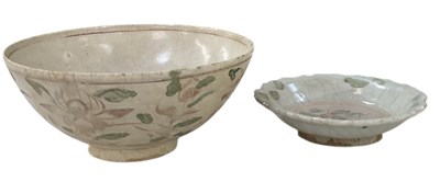 Lot 1010 - A Chinese floral decorated celadon glazed...