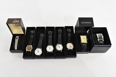 Lot 667 - SEKONDA; four gentleman’s wrist watches, two...