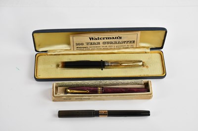 Lot 566 - CONWAY STEWART; a ‘36’ red fountain pen, in...