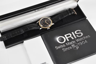 Lot 663 - ORIS; a gentleman’s stainless steel automatic...