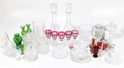 Lot 615 - A quantity of cut glass