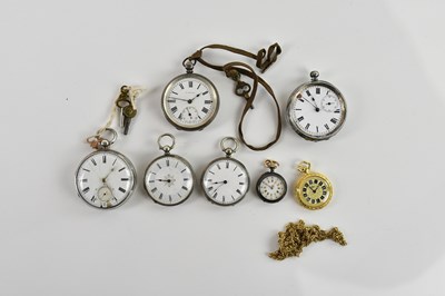 Lot 670 - Two hallmarked silver pocket watches,...