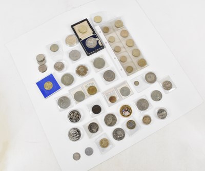 Lot 637 - A miscellany of British and foreign coins and...