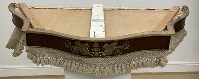 Lot 417 - A French Empire inspired bed canopy of...