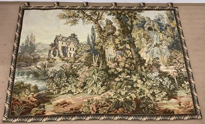 Lot 74 - A French Aubusson tapestry after François...